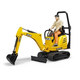 BRUDER JCB MIKRO KOTRÓGÉP +  MUNKÁS