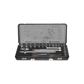 DUGÓKULCSKÉSZLET 1/2" 24 RÉSZES COLOS