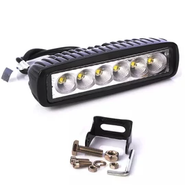 MUNKALÁMPA LED FÉM LAPOS 6 LED