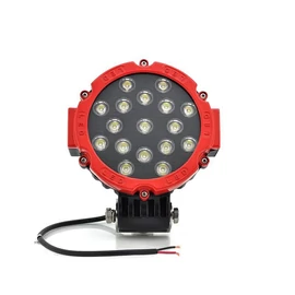MUNKALÁMPA LED  KÖR 160mm 17 LED 51W  PIROS