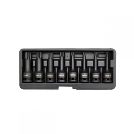 DUGÓKULCSKÉSZLET GÉPI 1/2" TORX 8 RÉSZES YATO