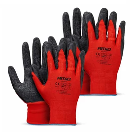 VÉDŐKESZTYŰ LATEX BEVONATÚ 10-ES /AMIO/ (2pár)