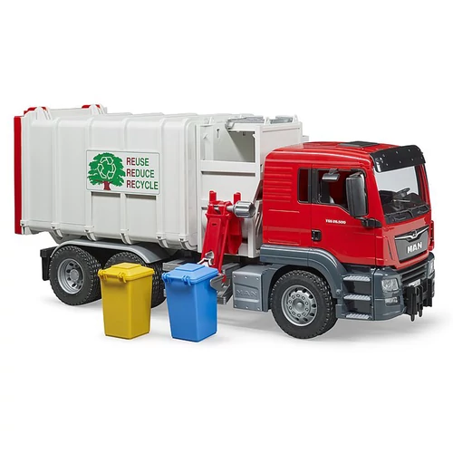 BRUDER MAN OLDALEMELŐS SZEMETESAUTÓ 