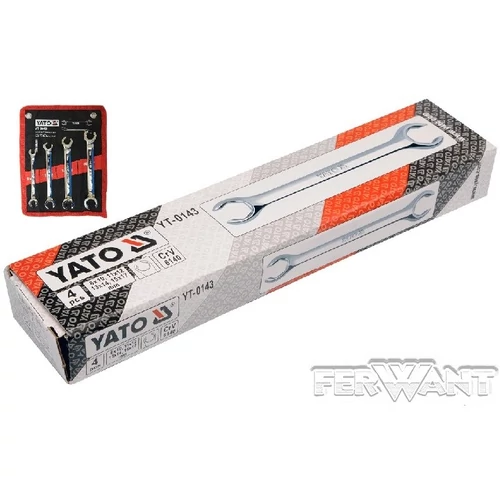 FÉKCSŐ KULCS KSZL. 8-17 4 DB. YATO