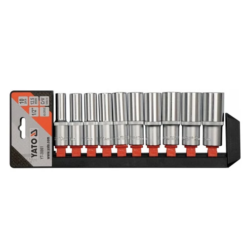 DUGÓKULCS KLT. 1/2" YATO 10DB.-OS