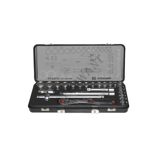DUGÓKULCSKÉSZLET 1/2" 24 RÉSZES COLOS