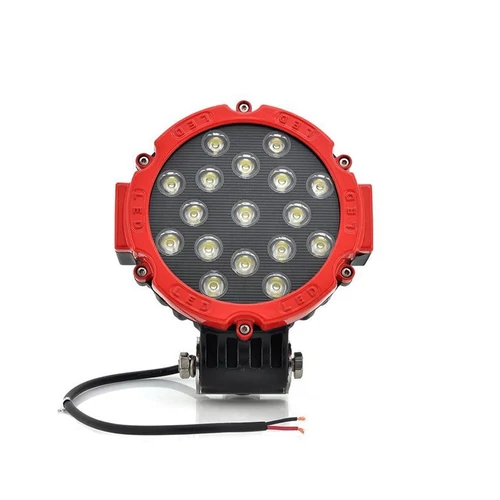 MUNKALÁMPA LED  KÖR 160mm 17 LED 51W  PIROS