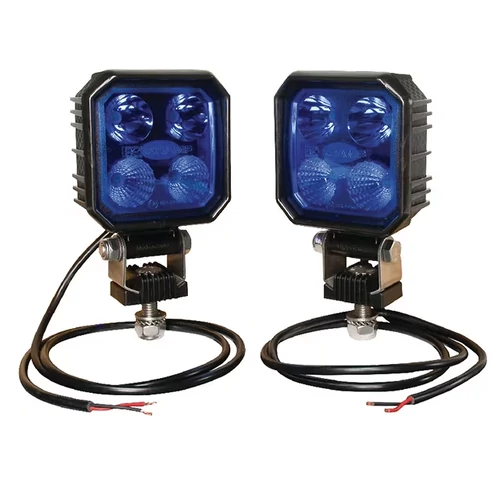 MUNKALÁMPA LED 9W 4LED 2DB KÉK /PERMETEZŐ/