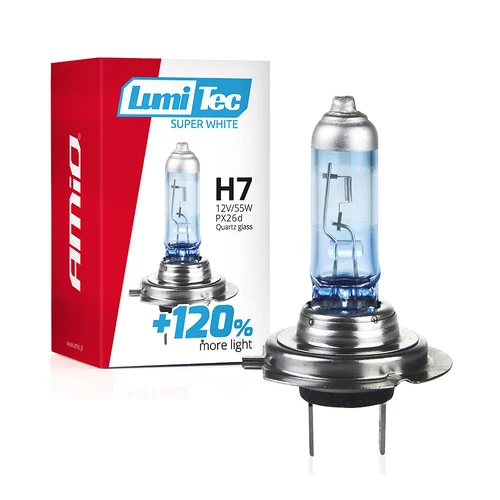 IZZÓ 12V 55W H7 SUPER WHITE +120%