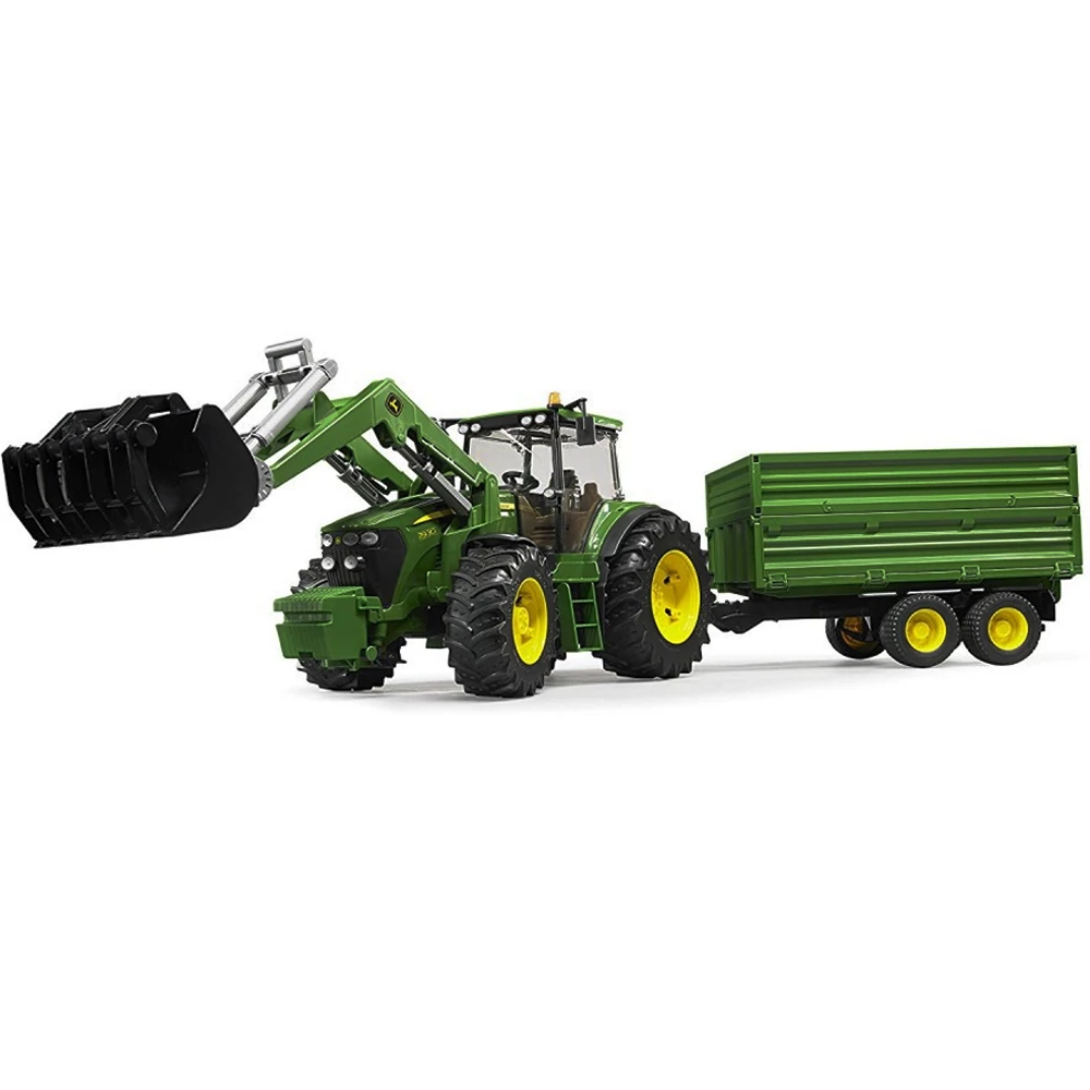 BRUDER JOHN DEERE 7930 HOMLOKRAKODÓ+PÓTKOCSI